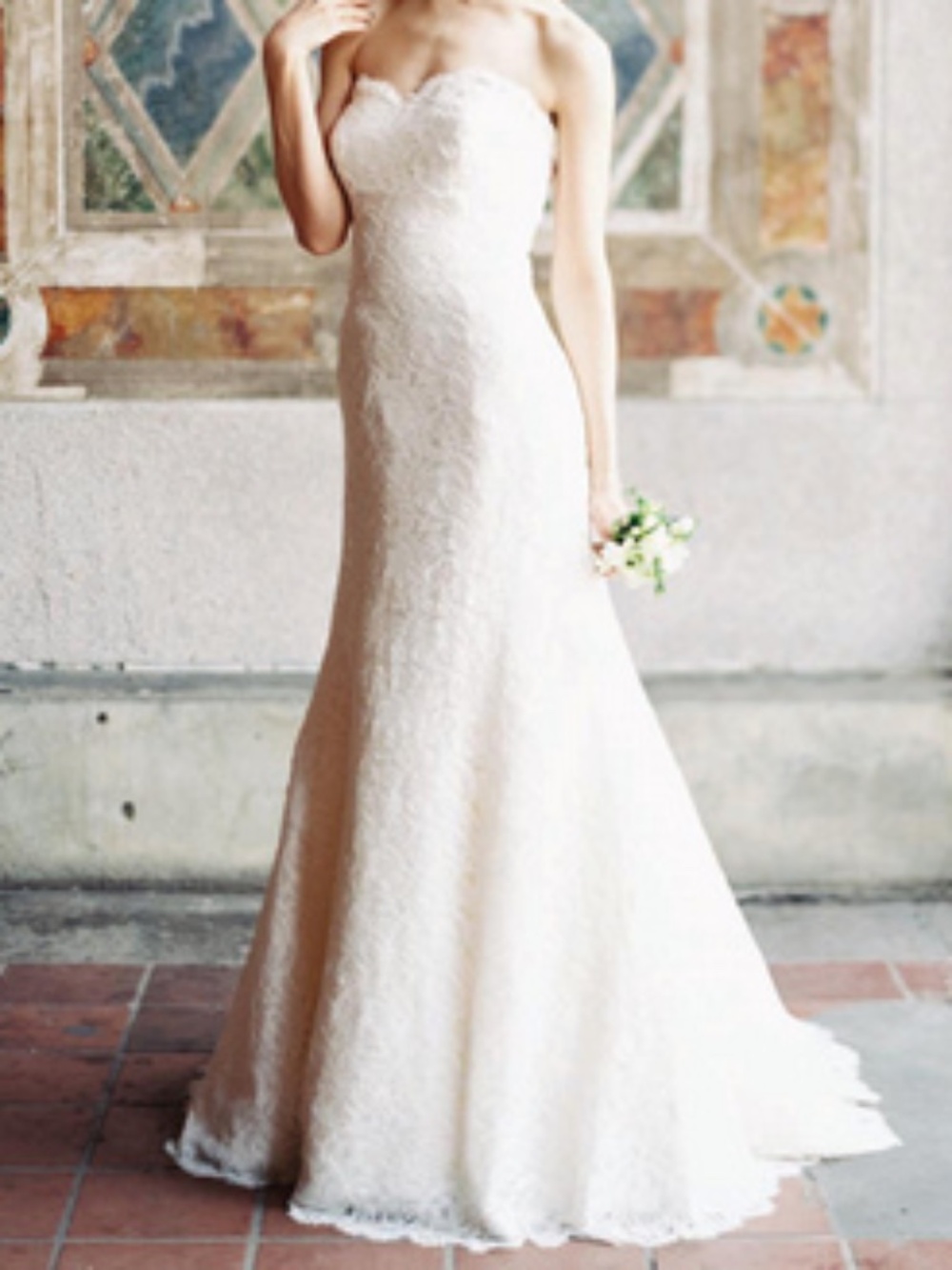 Sareh Nouri from Kleinfeld Manhattan Ivory "Allie" Wedding Dress, Size 12 (NEW)
